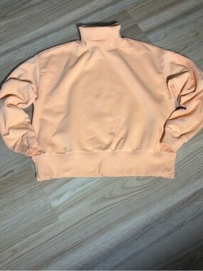 CALIA Peach Mock Neck Sweatshirt Women’s Medium Athleisure Pullover